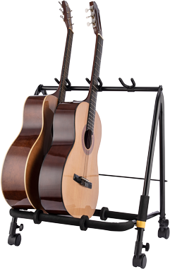 3-PC GUITAR DISPLAY RACK W/ CASTERS