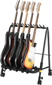 3-PC GUITAR DISPLAY RACK W/ CASTERS